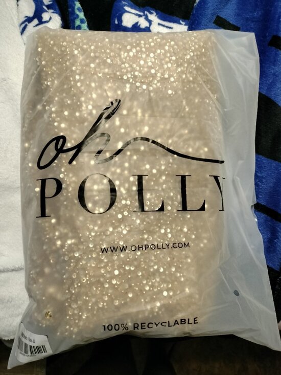 OhPolly Krystelle Embellished Fishtail Maxi Dress in Gold, 8 - Picture 9 of 13